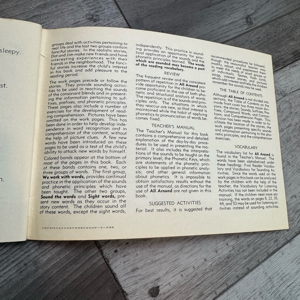 All Around with Dot and Jim 1stPhonetic Keys to Reading Workbook 1953 Vintage - Picture 4 of 13